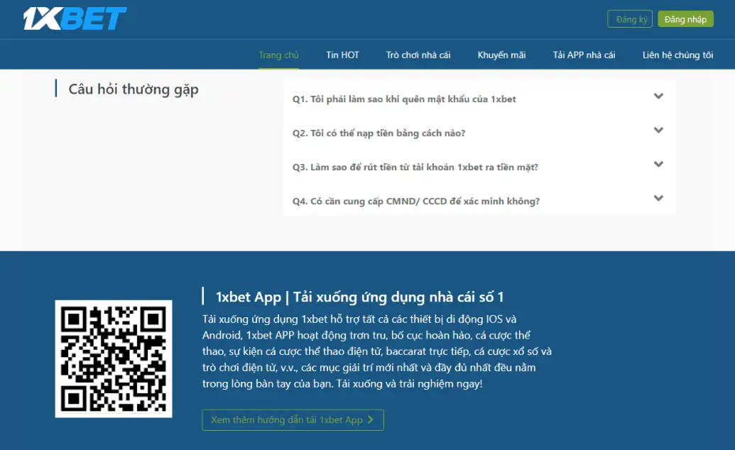 Tải app 1xbet
